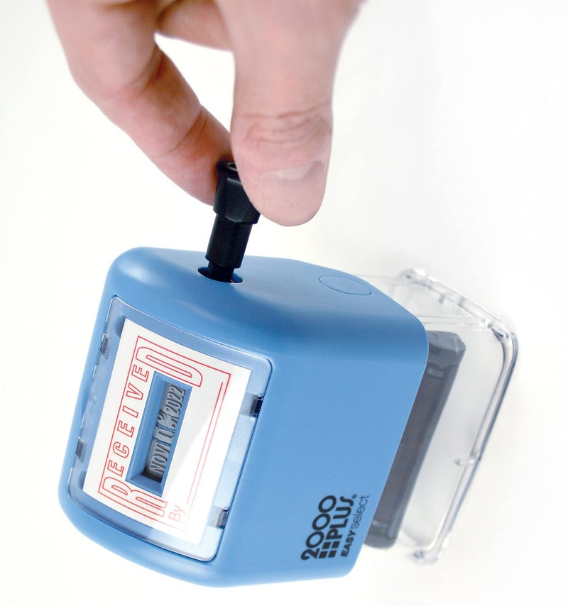 كوسكو 2000 بلس 011092 ES Dater، تاريخ الاستلام + التاريخ، 1 × 1 13/16، أحمر - Image 5